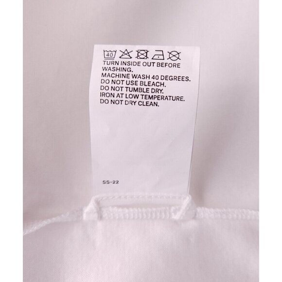 Acronym S25-PR 100% Cotton Mercerized Sleeveless T-shirt M New White - Picture 13 of 13